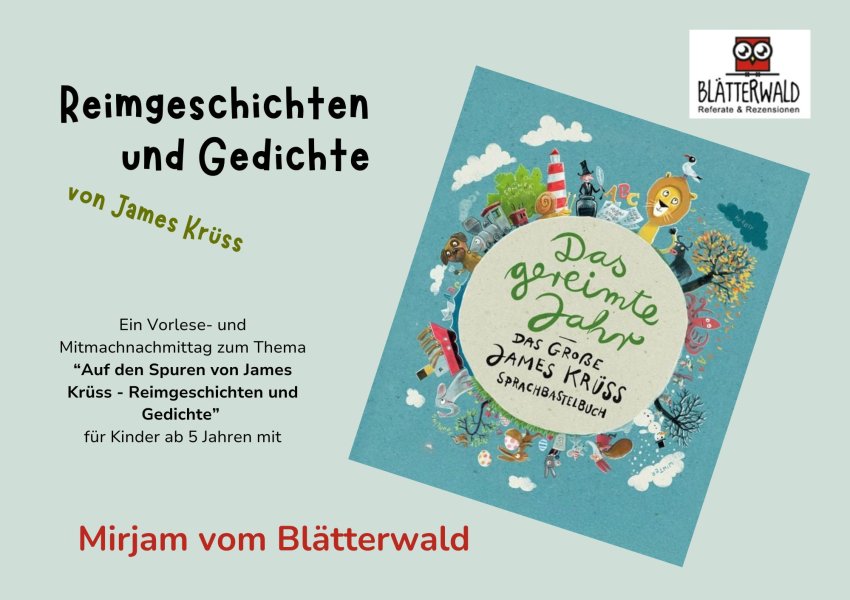 Reimgeschichten und Gedichte mit Mirjam vom Blätterwald